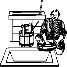 洗米・製粉作業